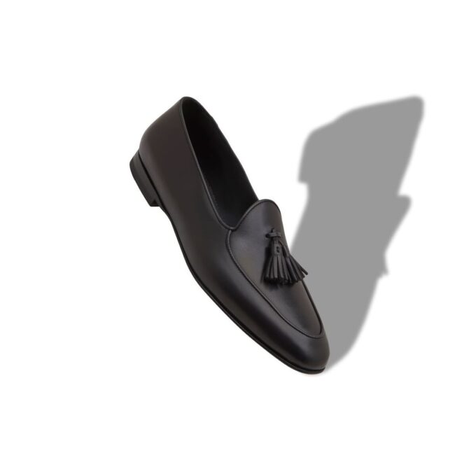 LENNOX Loafers i svart kalvskinn LENNOX Loafers i svart kalvskinn