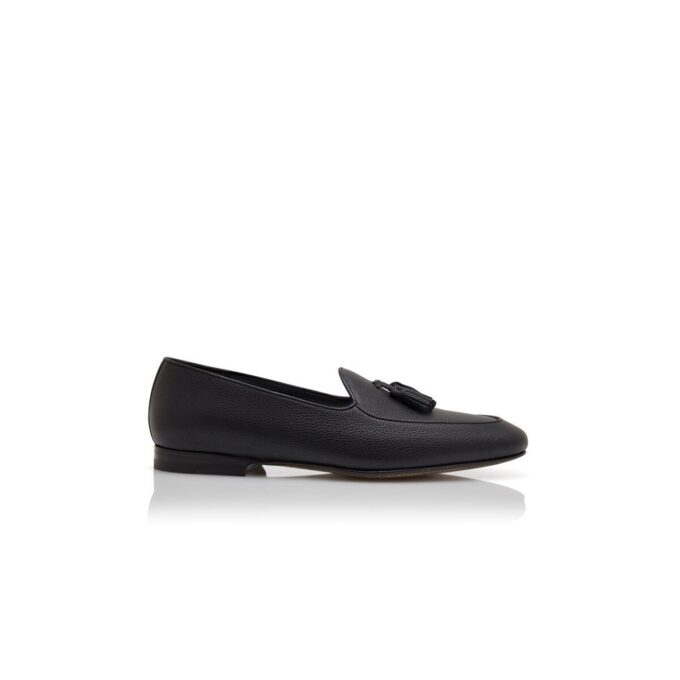 LENNOX Loafers i svart kalvskinn LENNOX Loafers i svart kalvskinn