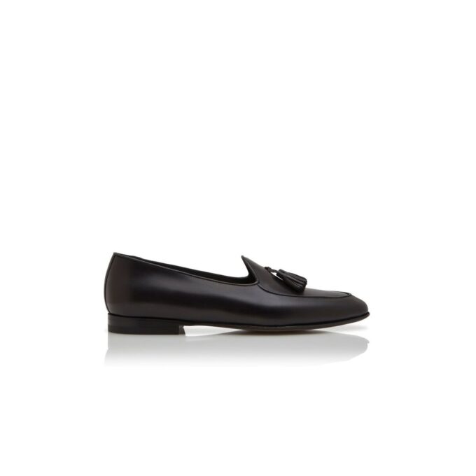LENNOX Loafers i svart kalvskinn LENNOX Loafers i svart kalvskinn