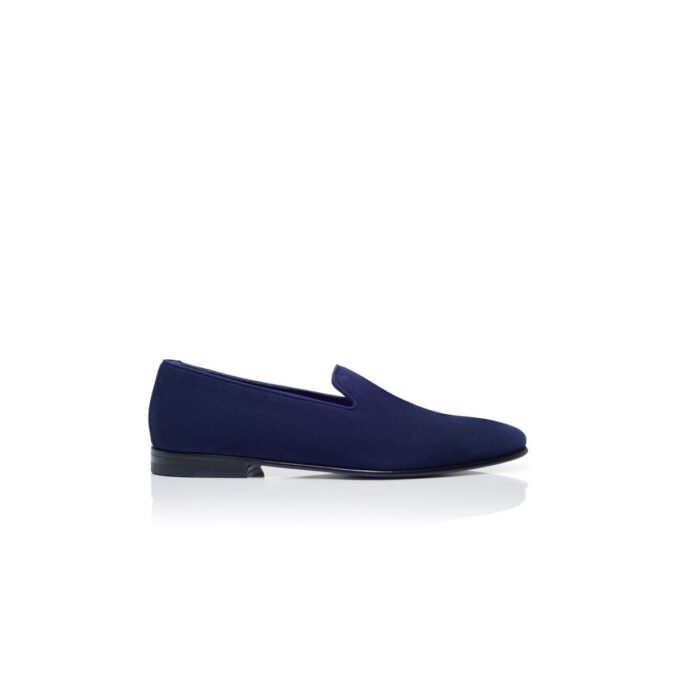 MARIO Marinblå Loafers