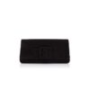 MAYGOT Svart mocka-clutch med spänne MAYGOT Svart mocka-clutch med spänne