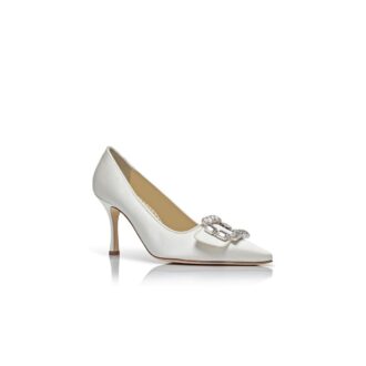 mayjoupump pumps i krmfrgad satin med kristallspnne 1 330x330 - MAYJOUPUMP Pumps i kr&auml;mf&auml;rgad satin med kristallsp&auml;nne