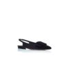 MAYLURA Svarta slingback-pumps i mocka med spänne MAYLURA Svarta slingback-pumps i mocka med spänne