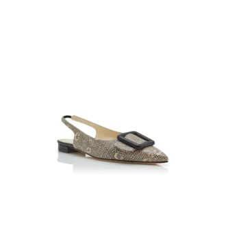 MAYLURABI Pumps i kalvskinn med ödlemönster och slingback MAYLURABI Pumps i kalvskinn med ödlemönster och slingback