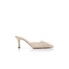 Maysale 70 Ljusbeige mockamules med spänne