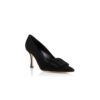 Maysalepump 90 Svarta pumps i mocka med spänne Maysalepump 90 Svarta pumps i mocka med spänne