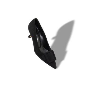 Maysalepump Svarta pumps i mocka med spänne Maysalepump Svarta pumps i mocka med spänne