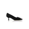 Maysalepump Svarta pumps i mocka med spänne Maysalepump Svarta pumps i mocka med spänne