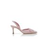 MAYSLI ljusrosa mockapumps med spänne och slingback