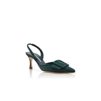 maysli mrkgrna pumps i mocka med spnnen och slingback 1 330x330 - MAYSLI M&ouml;rkgr&ouml;na pumps i mocka med sp&auml;nnen och slingback