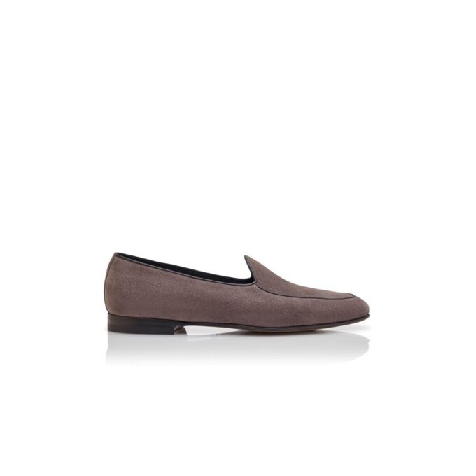 MODENA Loafers i grått mocka MODENA Loafers i grått mocka