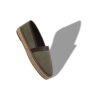 NERANO Mörkgröna espadriller i kalvskinnssuede NERANO Mörkgröna espadriller i kalvskinnssuede