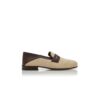 PADSTOW Ljusbeige raffia-pennyloafers PADSTOW Ljusbeige raffia-pennyloafers