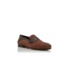 PADSTOW Mörkbruna Penny Loafers i raffia PADSTOW Mörkbruna Penny Loafers i raffia