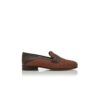 PADSTOW Mörkbruna Penny Loafers i raffia PADSTOW Mörkbruna Penny Loafers i raffia