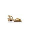 PATOPIA Slingback-sandaler i guldnappaläder PATOPIA Slingback-sandaler i guldnappaläder