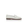 PERRITA Vita pennyloafers i kalvskinn PERRITA Vita pennyloafers i kalvskinn