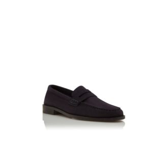 PERRY Marinblå mocka-Loafers PERRY Marinblå mocka-Loafers
