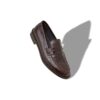 PERRY Mörkbruna pennyloafers i kalvskinn PERRY Mörkbruna pennyloafers i kalvskinn