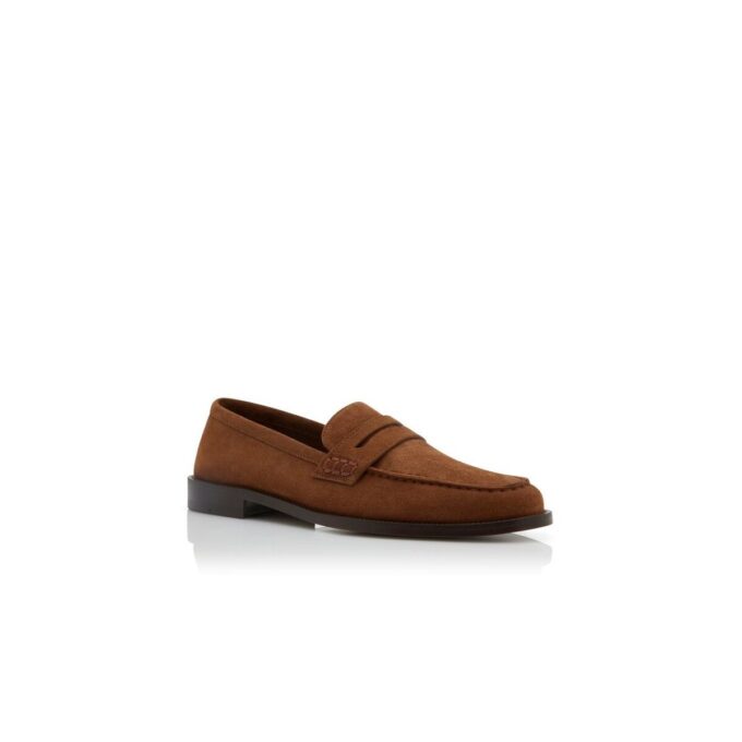 PERRY Mörkbruna pennyloafers i mocka PERRY Mörkbruna pennyloafers i mocka