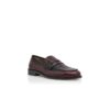 PERRY Mörkröda pennyloafers i kalvskinn PERRY Mörkröda pennyloafers i kalvskinn