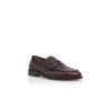 PERRY Mörkröda pennyloafers i kalvskinn PERRY Mörkröda pennyloafers i kalvskinn