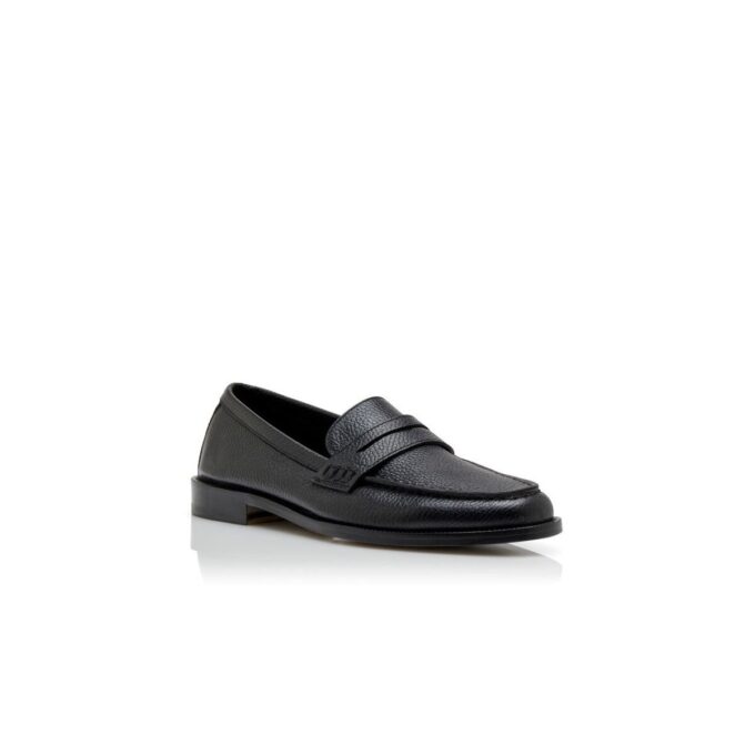 PERRY Svarta pennyloafers i kalvskinn PERRY Svarta pennyloafers i kalvskinn