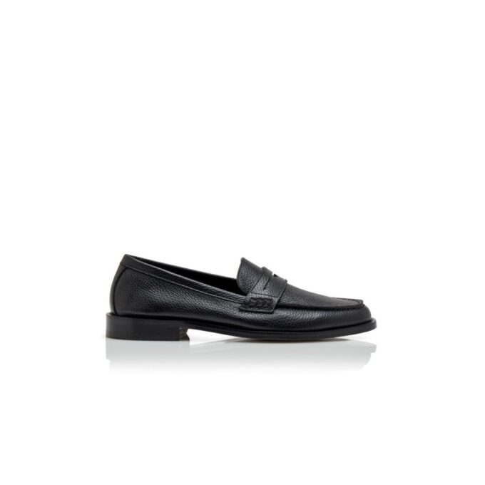 PERRY Svarta pennyloafers i kalvskinn PERRY Svarta pennyloafers i kalvskinn