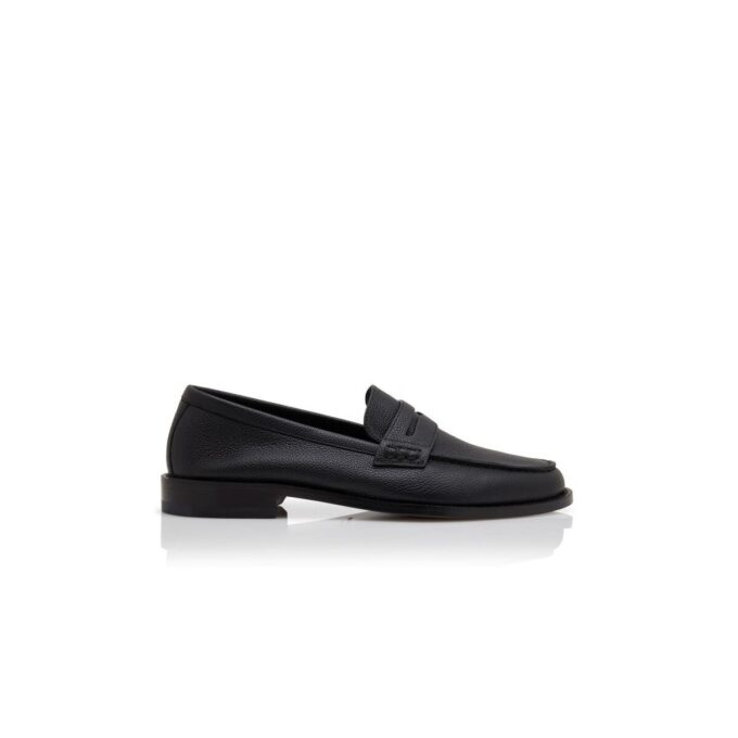 PERRY Svarta pennyloafers i kalvskinn PERRY Svarta pennyloafers i kalvskinn