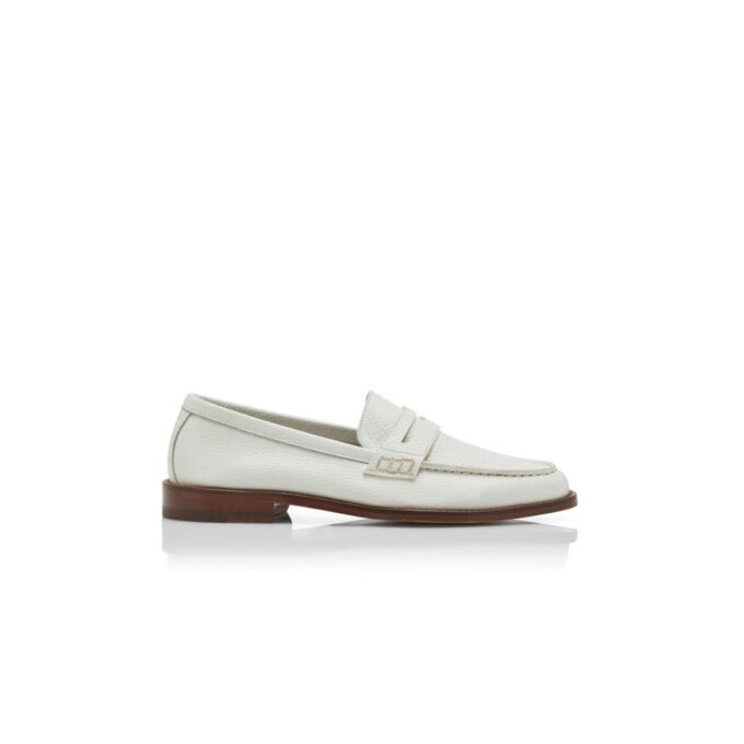 PERRY Vita pennyloafers i kalvskinn PERRY Vita pennyloafers i kalvskinn