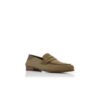 PLYMOUTH Penny Loafers i khakifärgat mocka PLYMOUTH Penny Loafers i khakifärgat mocka