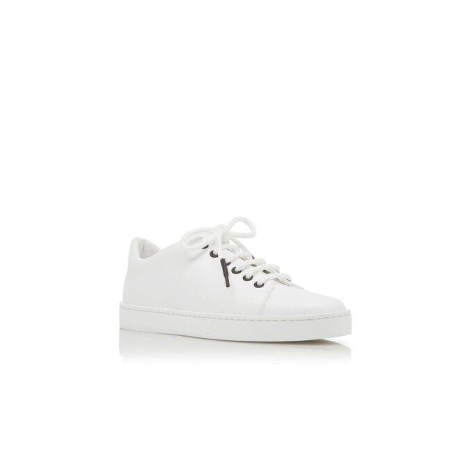 SEMANADA Vita låga sneakers i kalvskinn SEMANADA Vita låga sneakers i kalvskinn