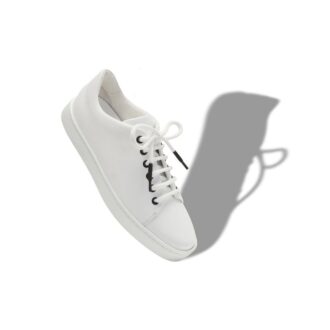 SEMANADA Vita låga sneakers i kalvskinn SEMANADA Vita låga sneakers i kalvskinn