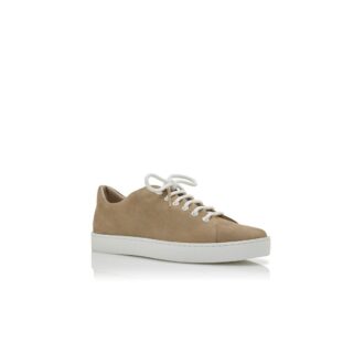 SEMANADO Låga sneakers i beige mocka