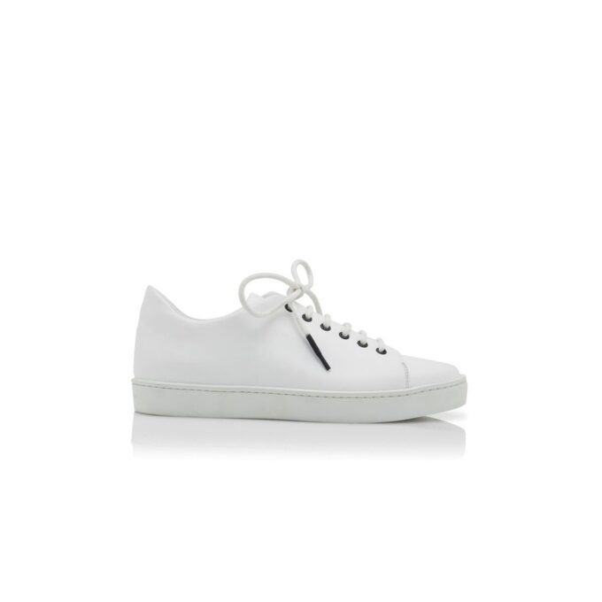 SEMANADO Vita låga sneakers i kalvskinn SEMANADO Vita låga sneakers i kalvskinn
