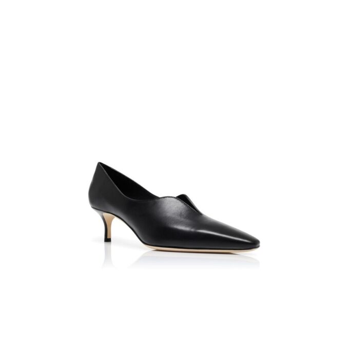 SOKOSO Svarta pumps i nappaläder