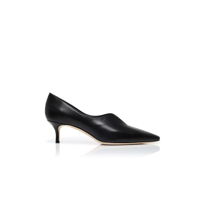 SOKOSO Svarta pumps i nappaläder