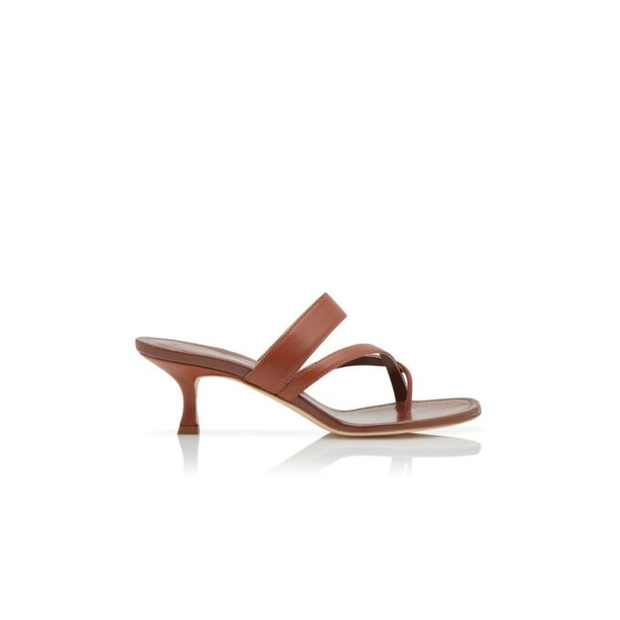 Susa bruna Mules i nappaläder