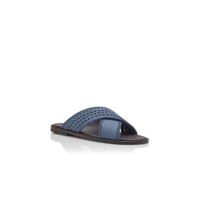 TEX ljusblå sandaler i vävd nubuck TEX ljusblå sandaler i vävd nubuck