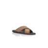 TEX ljusbruna sandaler i vävd nubuck TEX ljusbruna sandaler i vävd nubuck