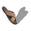 TEX ljusbruna sandaler i vävd nubuck TEX ljusbruna sandaler i vävd nubuck