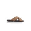 TEX ljusbruna sandaler i vävd nubuck TEX ljusbruna sandaler i vävd nubuck