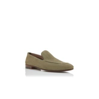 TRURO Loafers i khakifärgat mocka