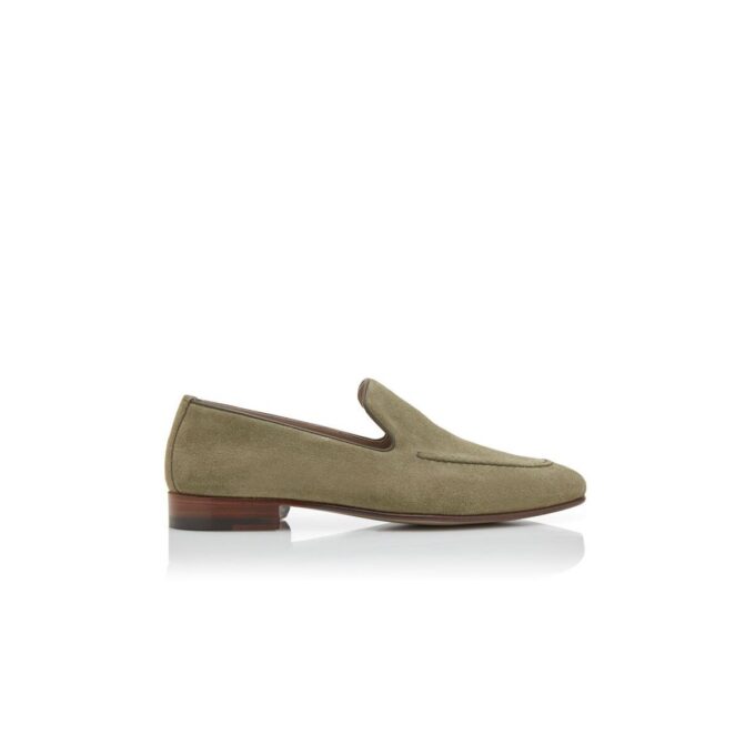 TRURO Loafers i khakifärgat mocka TRURO Loafers i khakifärgat mocka