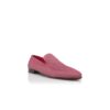 TRURO Loafers i mörkrosa mocka