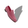 TRURO Loafers i mörkrosa mocka