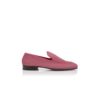 TRURO Loafers i mörkrosa mocka