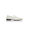 TRURO Loafers i vitt kalvskinn