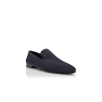 TRURO Marinblå Loafers