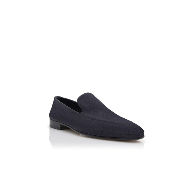 TRURO Marinblå Loafers